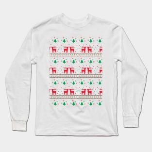 Merry Christmas Deer Long Sleeve T-Shirt